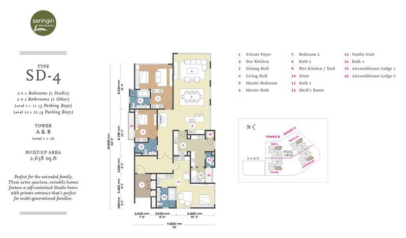 Kondominium untuk Dijual di Seringin Residences oleh Adeline Teh - iProperty.com.my