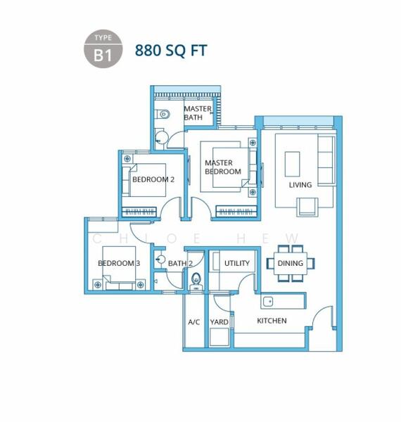 Service Residence for Rent in H2O Residences by Chloe Hew - iProperty.com.my