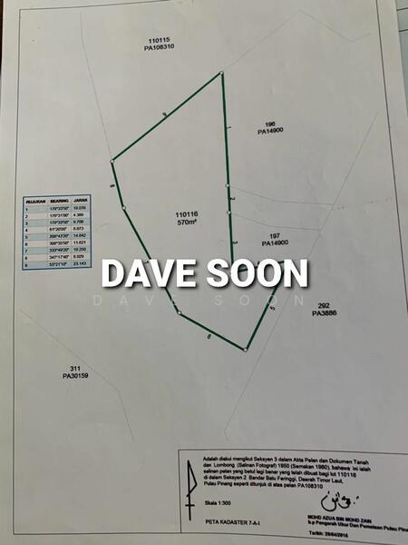 Bungalow Land for Sale in Batu Ferringhi, Batu Ferringhi by Dave Soon - iProperty.com.my