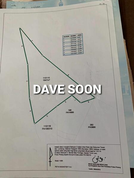 Bungalow Land for Sale in Batu Ferringhi, Batu Ferringhi by Dave Soon - iProperty.com.my