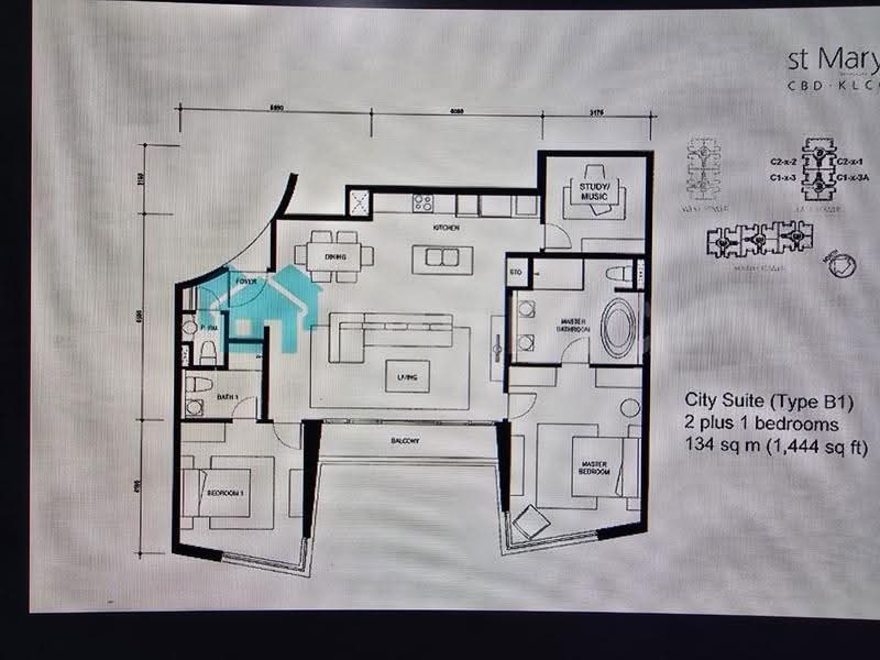 Kediaman Servis untuk Disewa di St Mary Residences oleh Jack Loo K F - iProperty.com.my