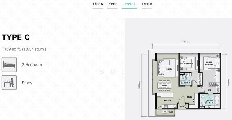 Service Residence for Sale in Aria by Sue - iProperty.com.my