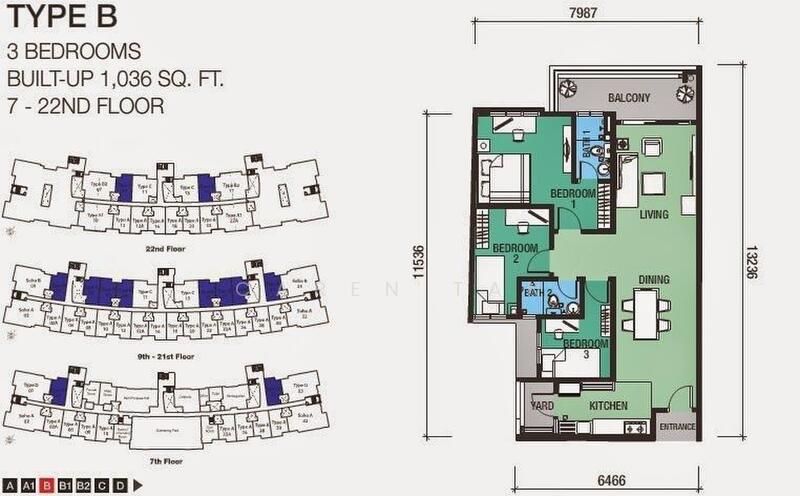 Kediaman Servis untuk Disewa di DK Senza oleh Caren Tan - iProperty.com.my