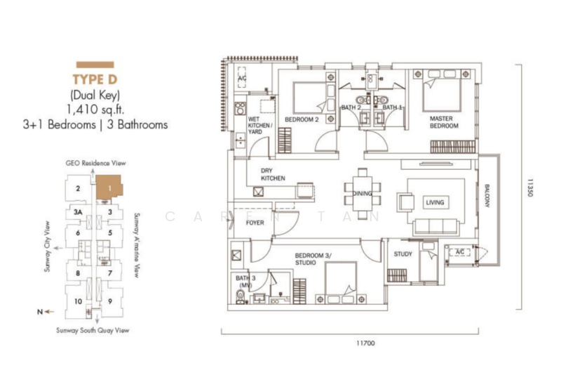 Service Residence for Rent in Sunway Geo Residence by Caren Tan - iProperty.com.my