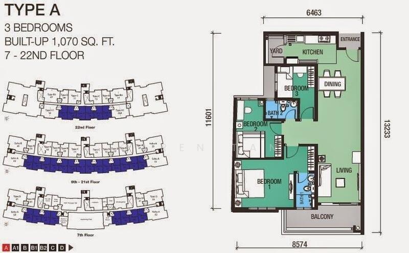 Kediaman Servis untuk Disewa di DK Senza oleh Caren Tan - iProperty.com.my