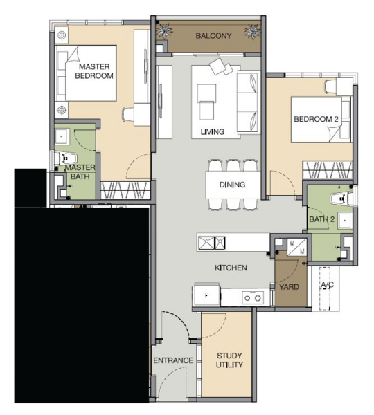 Service Residence for Rent in UNIO Residence by Eason Tan - iProperty.com.my
