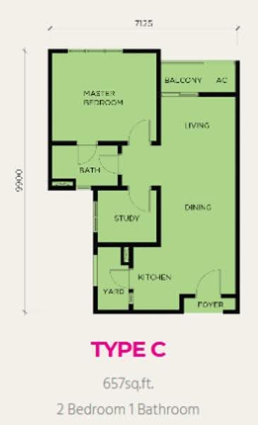 Service Residence for Rent in The Amber Residence @ TwentyFive.7 by Teck Weng Tan - iProperty.com.my