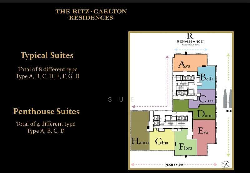 Service Residence for Sale in The Ritz-Carlton Residences by Sue - iProperty.com.my