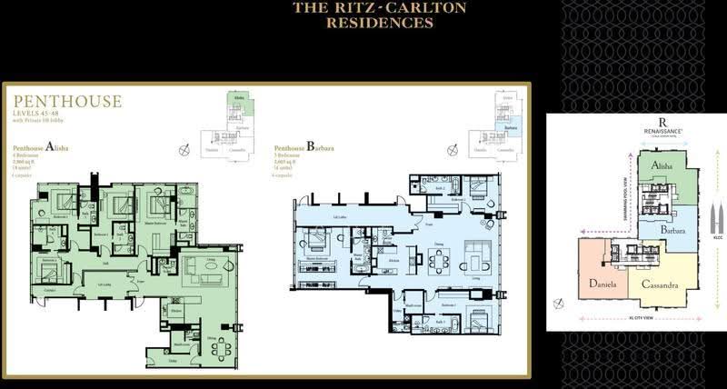 Service Residence for Sale in The Ritz-Carlton Residences by Sue - iProperty.com.my