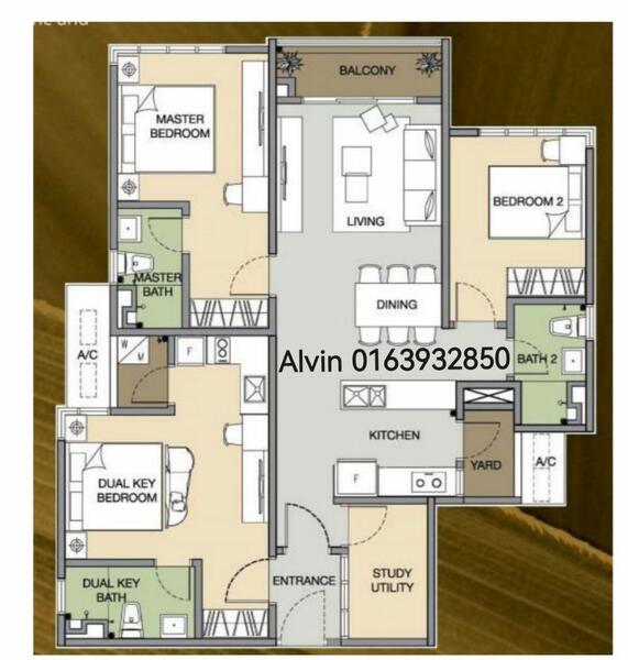 Kediaman Servis untuk Dijual di UNIO Residence oleh Alvin Yap - iProperty.com.my