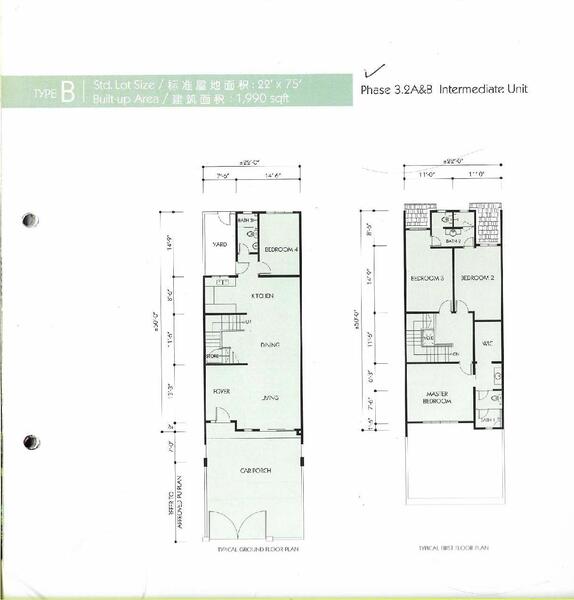 2-storey Terraced House for Sale in Bandar Seri Botani Bougainvillea, Ipoh by YL Lew - iProperty.com.my