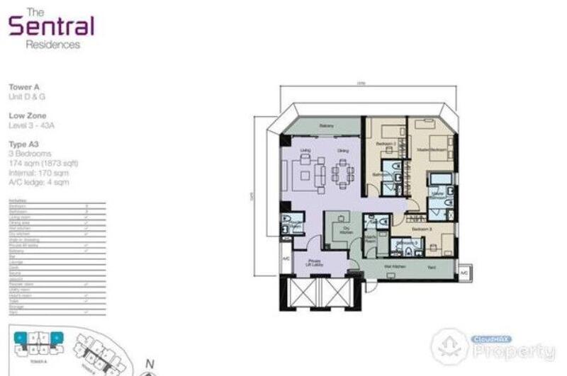 Kediaman Servis untuk Dijual di The Sentral Residences oleh Gabriel Yap - iProperty.com.my