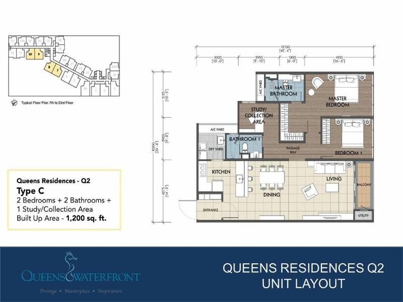 Condominium for Sale in Queens Residences Q1 @ Queens Waterfront by Lau Yong Sern - iProperty.com.my