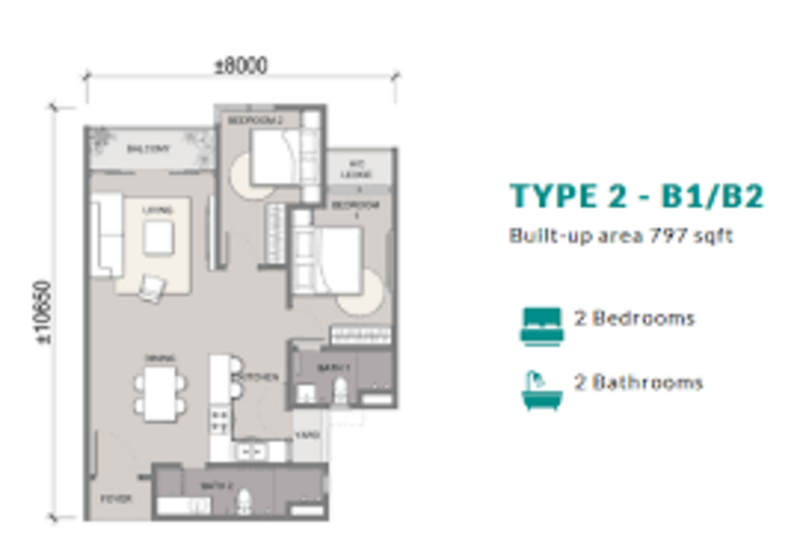 Kediaman Servis untuk Dijual di AraTre' Residences oleh Chloe Hew - iProperty.com.my