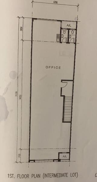 Shop / Office for Sale in Taman Perindustrian Sime Uep, Subang Jaya by Wei Kiat - Floor Plan - 1st Floor - iProperty.com.my