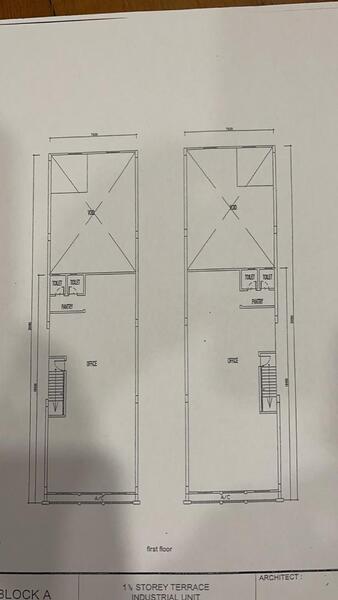 Terrace Factory for Sale in Taman Perindustrian Sime Uep, Subang Jaya by Wei Kiat - Floor Plan - 2nd Floor - iProperty.com.my