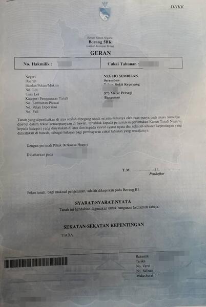 Tanah Banglo untuk Dijual di Taman Bukit Kaya, Seremban oleh Kenny Tee - iProperty.com.my