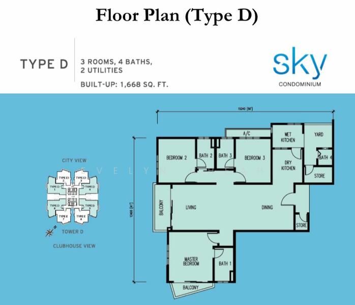 Kondominium untuk Disewa di Sky Condominium (Skyz Residence) oleh Evelyn Cheah - iProperty.com.my
