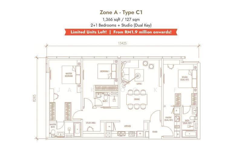 Service Residence for Rent in Pavilion Ceylon Hill by Jack Loo K F - iProperty.com.my