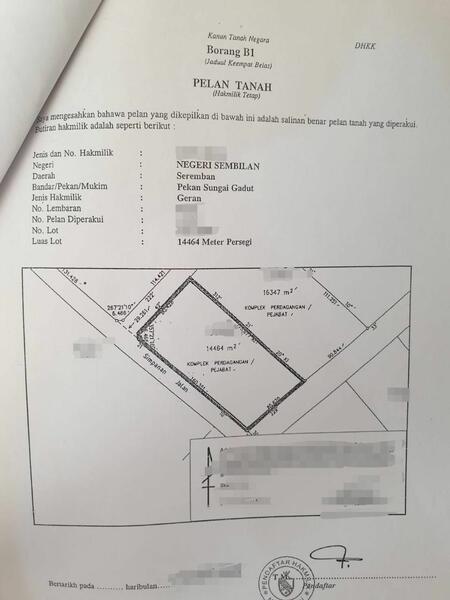 Tanah Komersial untuk Dijual di Sungai Gadut, Senawang oleh Kenny Tee - iProperty.com.my