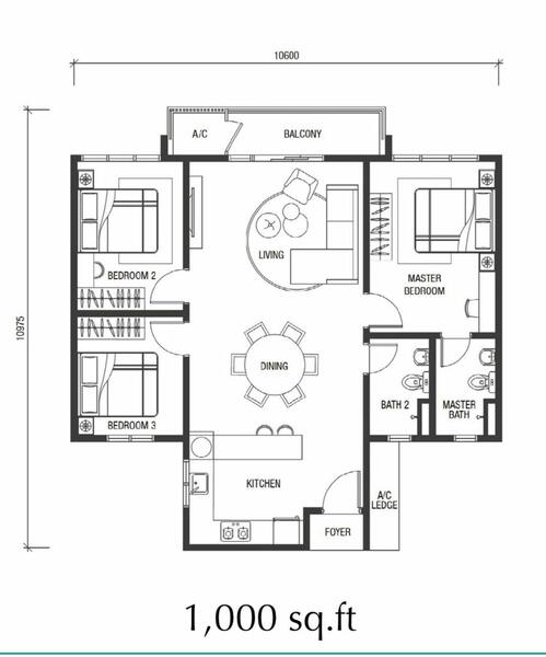 Service Residence for Rent in Huni @ Eco Ardence by Jansen Khoo - iProperty.com.my