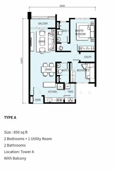 Kediaman Servis untuk Dijual di Akasa oleh Tracy Tan - iProperty.com.my