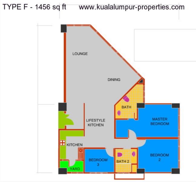 Service Residence for Rent in Crest Residence by Daryl Yong - iProperty.com.my