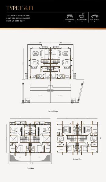 Semi-Detached House for Sale in The Rafflesia @ Hill 4, Damansara Perdana, Petaling Jaya by Ganesha - iProperty.com.my
