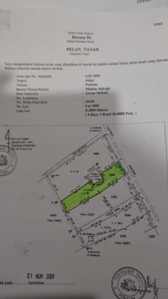 Industrial Land for Sale in Api Api, Pontian by Jonathan Lee - iProperty.com.my