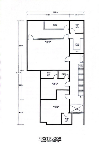 Bungalow House for Sale in Taman Damansara Endah, Damansara Heights by Shawn Fernandez - Top Floor Layout Plan - iProperty.com.my