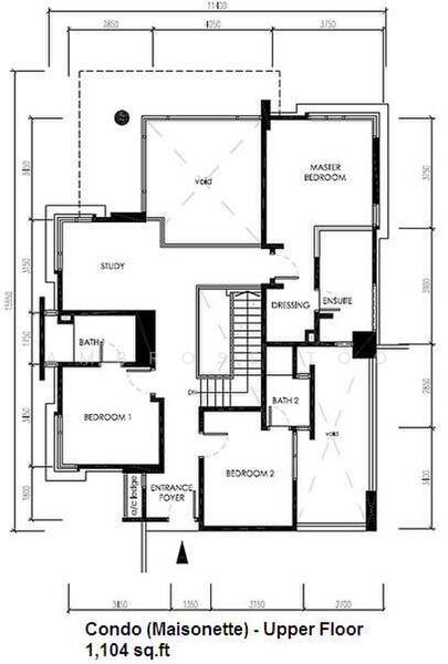 Condominium for Sale in Lumina Kiara by Ambrose Too - upper floor (Duplex) - iProperty.com.my
