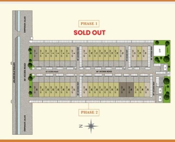 Kilang Teres untuk Disewa di Off Jalan Meru, Klang oleh Helena Cheong - Site Plan - iProperty.com.my