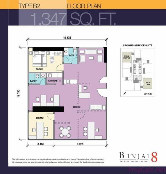 Service Residence for Sale in Serviced Residence @ Binjai 8 by Bryan Wong - iProperty.com.my