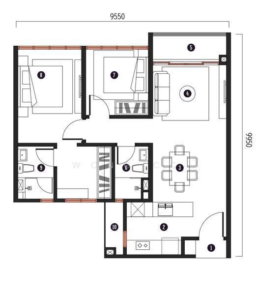 Service Residence for Rent in Millerz Square Serviced Residence by Wong CC - iProperty.com.my