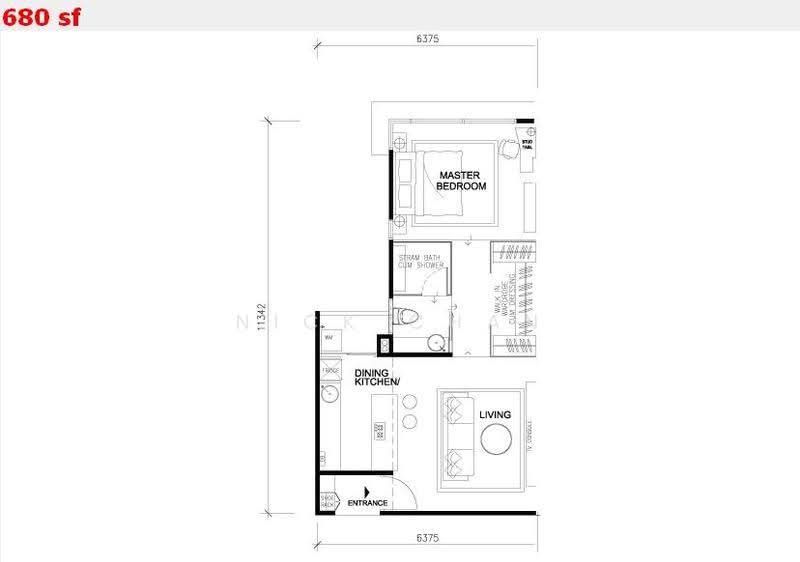 Kediaman Servis untuk Dijual di Eve Suite / NZX Square oleh Nick Chan - iProperty.com.my