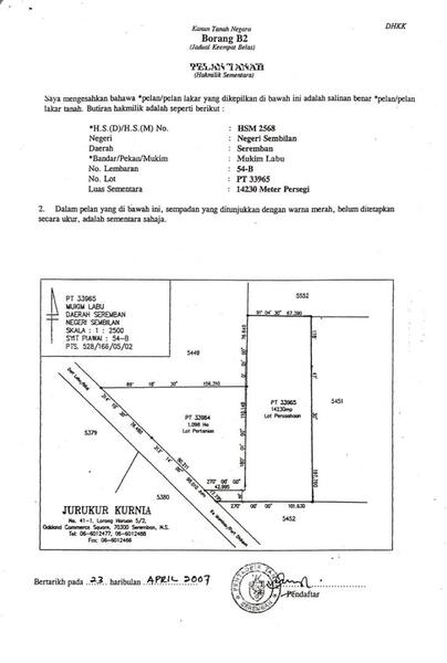 Tanah Perindustrian untuk Disewa di Kampung Gadong Lama, Labu oleh Jimmy Chai - iProperty.com.my
