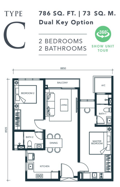 Kediaman Servis untuk Disewa di Sunway Velocity TWO oleh Christine Ler - iProperty.com.my