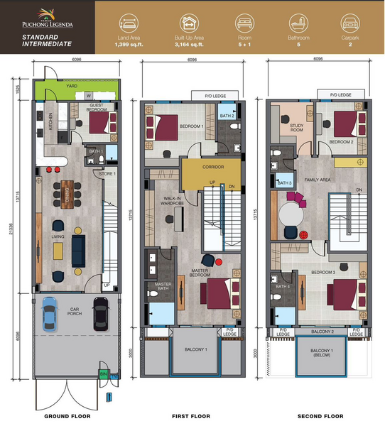 3-storey Terraced House for Sale in Taman Puchong Legenda, Puchong by Alan Choo - iProperty.com.my