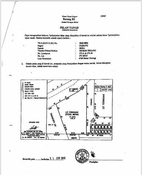 Commercial Land for Sale in Taman Muhibbah Batu 2, Triang by Catherine Gan - iProperty.com.my