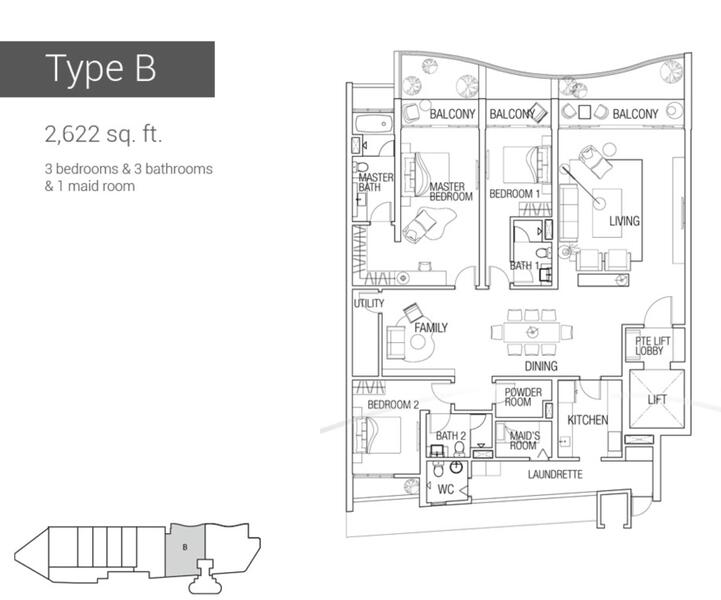 Condominium for Sale in The Landmark by Lewis Kam - iProperty.com.my