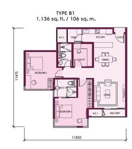 Kediaman Servis untuk Dijual di V Residence 2 @ Sunway Velocity oleh Vickie Foong - iProperty.com.my