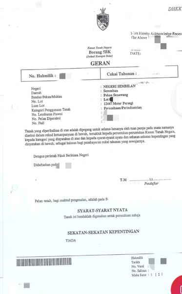 Tanah Perindustrian untuk Dijual di Taman Tasik Jaya, Senawang oleh Kenny Tee - iProperty.com.my