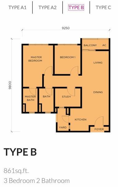 Kediaman Servis untuk Dijual di The Amber Residence @ TwentyFive.7 oleh Karuna Chi - iProperty.com.my