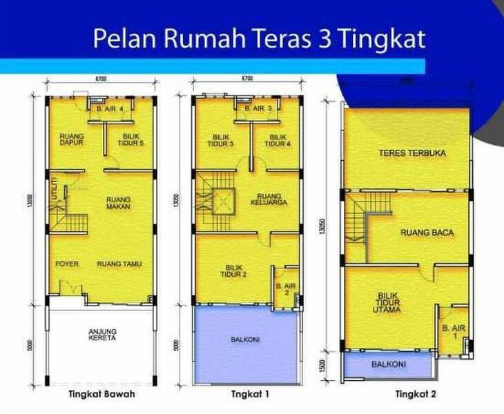 3-storey Terraced House for Sale in Taman Teluk Air Tawar, Butterworth by Jack Ng - iProperty.com.my