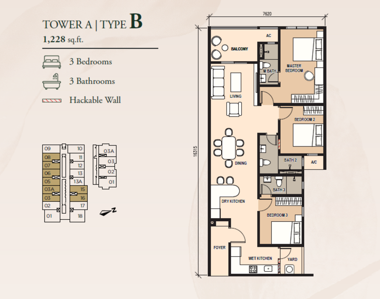 Service Residence for Sale in Pinnacle Bukit Gambier by Lau Yong Sern - iProperty.com.my