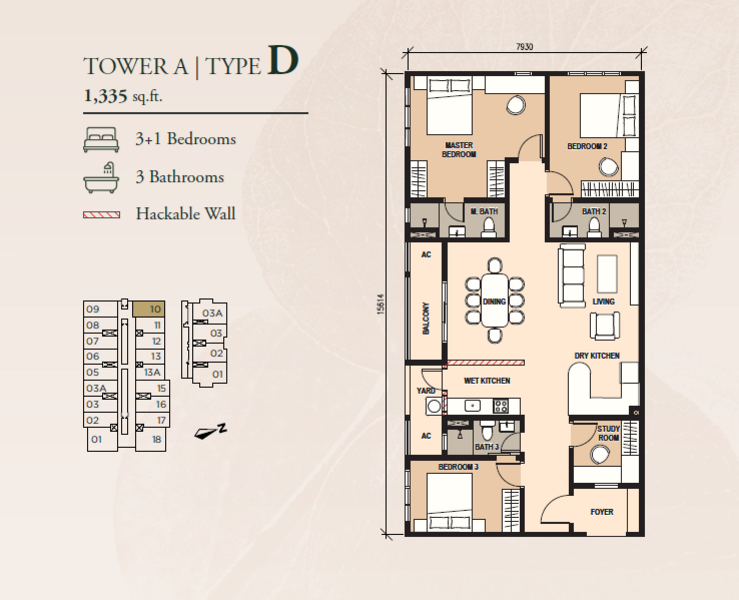 Service Residence for Sale in Pinnacle Bukit Gambier by Lau Yong Sern - iProperty.com.my