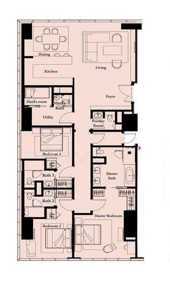Service Residence for Rent in The Ritz-Carlton Residences by Warren Goh - iProperty.com.my