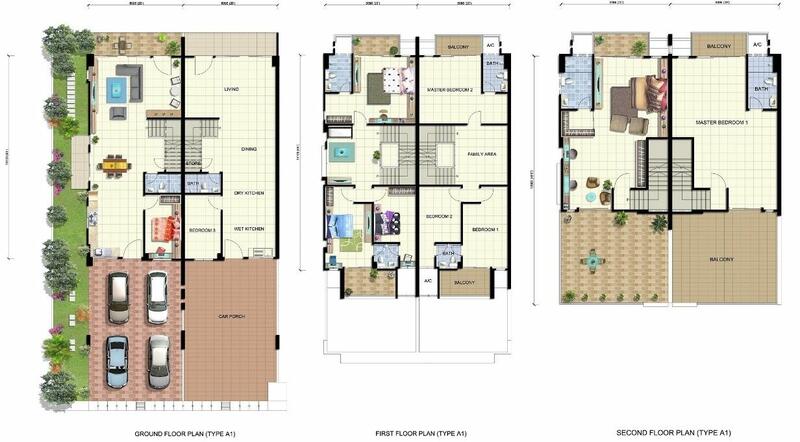 Rumah Teres 3-Tingkat untuk Dijual di Sungai Puyu, Butterworth oleh Amanda Lam - iProperty.com.my