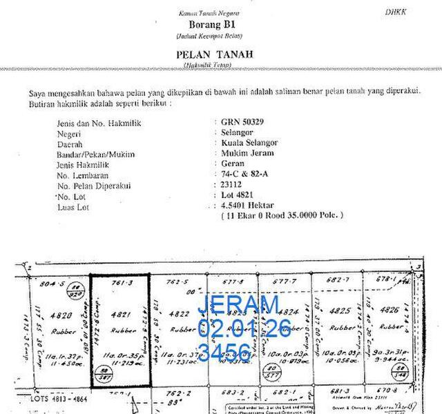 Agricultural Land for Sale in Simpang Tiga, Jeram by Mr Ching - iProperty.com.my
