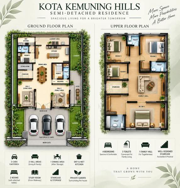 Semi-Detached House for Sale in Kota Kemuning, Shah Alam by Mohd Shafik - iProperty.com.my